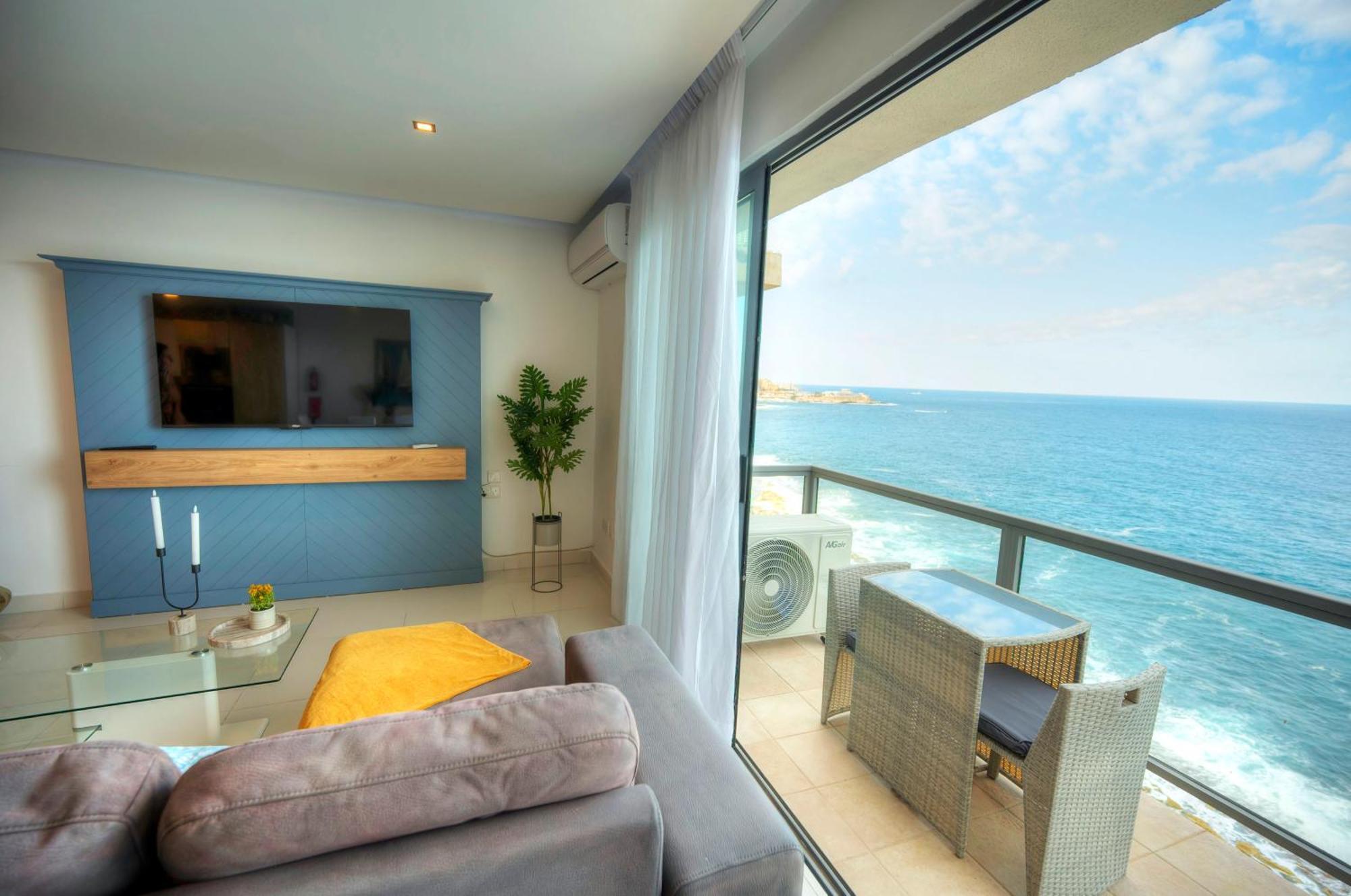 Modern, Large 3Bedroom, Spectacular Views Goslm-9 Sliema Extérieur photo